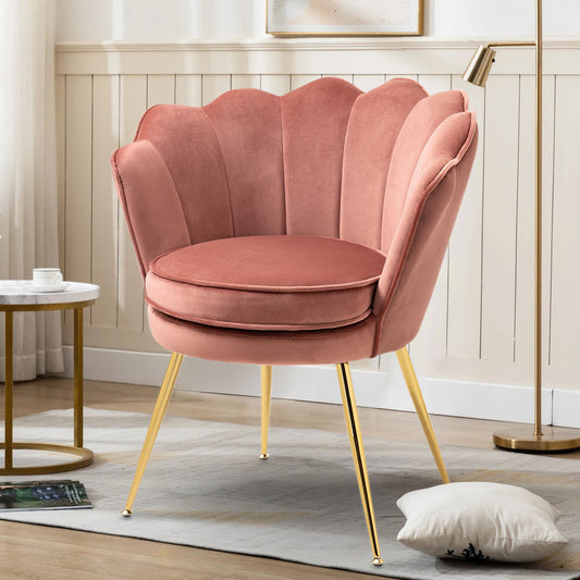 Velvet Petal Lounge Chair